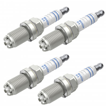 Echipamente Service - Set 4 bujii scanteie Bosch pentru Ford Galaxy, Mercedes-Benz V-Class, Seat Toledo, VW Bora, Corrado, Golf, Passat, Sharan, T4, Vento