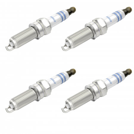 Echipamente Service - Set 4 bujii scanteie Bosch pentru Citroen C1, C3, C4, C-Elysee, Opel Corsa F, Crossland X, Peugeot 108, 2008, 208, 301, 308, Toyota Aygo