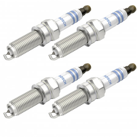 Echipamente Service - Set 4 buji scanteie Bosch pentru Fiat 500, Hyundai i10, i20, i30, Kia Ceed, Picanto, Rio, Stonic