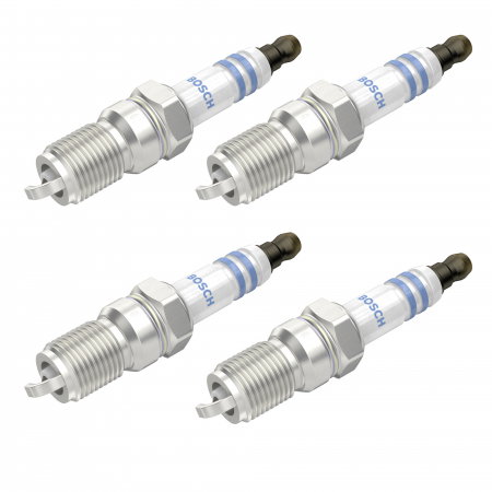 Echipamente Service - Set 4 bujii scanteie Bosch pentru Ford Focus, Jaguar S-Type, X-Type, Mazda 3, Volvo C30, S40, V50