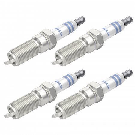 Echipamente Service - Set 4 bujii scanteie Bosch pentru Ford Mondeo IV, Mazda 3, 5, 6, MX-5 III