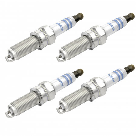 Echipamente Service - Set 4 bujii scanteie Bosch pentru Hyundai i10, Kia Picanto, Rio, Suzuki Ertiga
