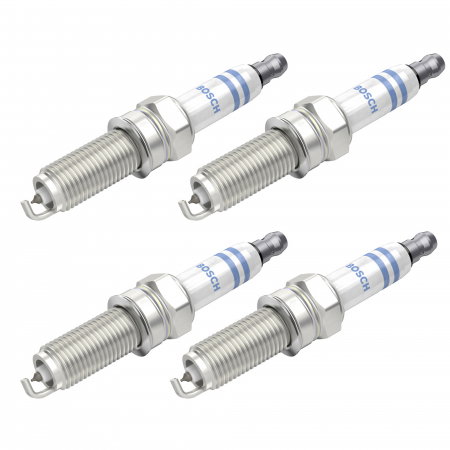 Echipamente Service - Set 4 bujii scanteie Bosch pentru Mercedes-Benz C-Class, CLK, CLS, E-Class, GLK-Class, M-Class, R-Class, S-Class, SL, SLK, Sprinter, Vito