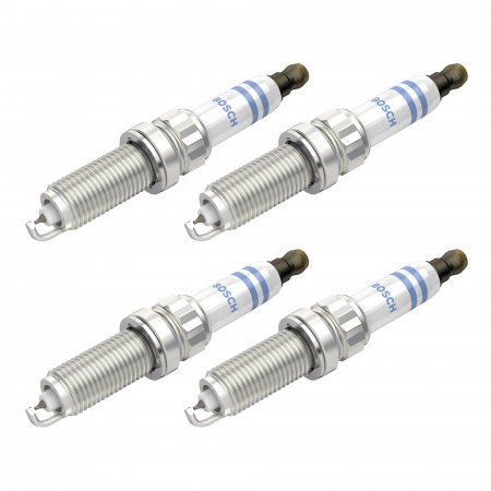 Echipamente Service - Set 4 bujii scanteie Bosch pentru Mercedes-Benz C-Class, CLS, E-Class, G-Class, GL-Class, GLE, M-Class, R-Class, S-Class, SL, SLK