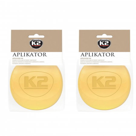 Pachet 2 bureti aplicatori K2 pentru ceara auto
