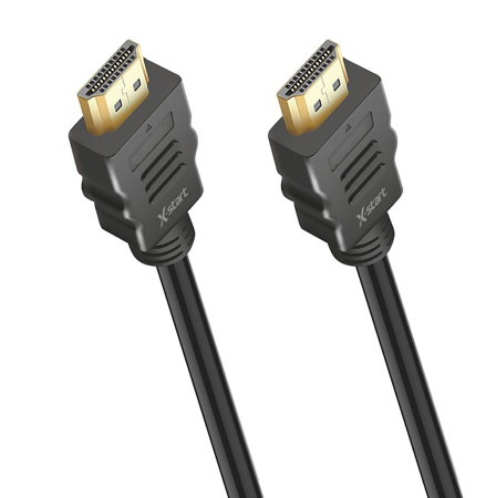 Cablu HDMI High Speed X-Start 4K Ultra HD, 1.5 Metri, Model HD004, Rezolutie 2160P / 60Hz, Conectori Tata-Tata, PVC si Aliaj [1]