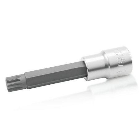 Tubulare cu torx, E-uri si hexagon (Scule si echipamente service) - Cap cheie cu caneluri lunga 1/2 M8