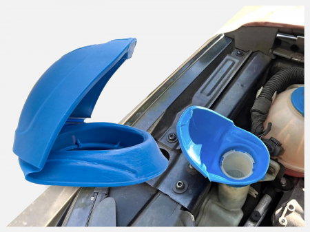 Capac vas spalator parbriz Skoda, material plastic, albastru [6]