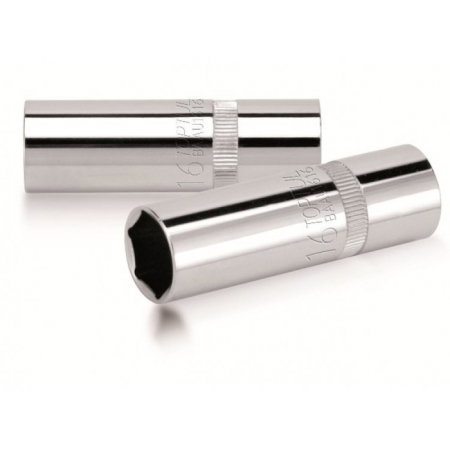 Scule speciale reparatii auto (Scule speciale auto) - Capat cheie tubulara bujii 1/2, 16mm, perete subtire