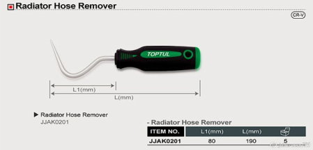 Scule speciale reparatii auto (Scule speciale auto) - Carlig cu maner 80 mm