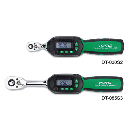 Pistol impact (Scule electrice) - Cheie dinam digitala maner scurt 1/2" 6,8~135 Nm 380mm lungime