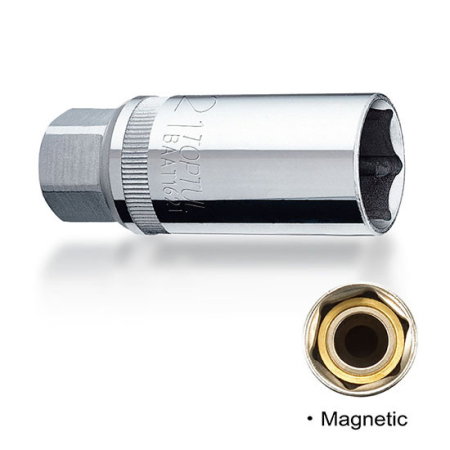 Scule speciale reparatii auto (Scule speciale auto) - Cheie tubulara bujii magnetica 1/2 16 mm