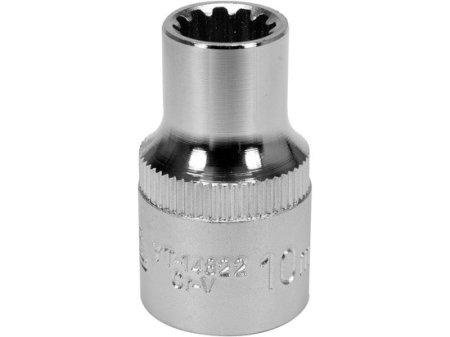 Tubulare cu torx, E-uri si hexagon (Scule si echipamente service) - CHEIE TUBULARA SPLINE 1/2''X10MMX38MM