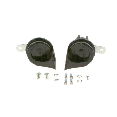 Electrica si Electronice Auto - Set 2 Claxoane Auto BOSCH, 12V, 420Hz - 510Hz, Electro-pneumatic, 110 dB