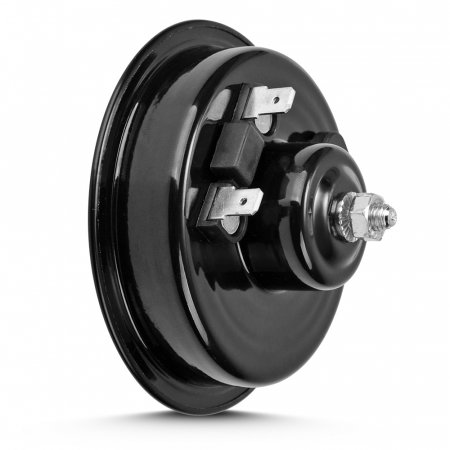 Set 2 claxoane electromagnetice, tip disc, ton inalt si jos, pentru camion 24V 3A+3A [1]