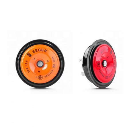 Electrica si Electronice Auto - Set 2 claxoane electromagnetice, ton inalt si ton jos, 12V 5A+5A
