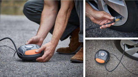Compresor Auto Osram Tyreinflate 200 cu afisaj analogic 12V [2]