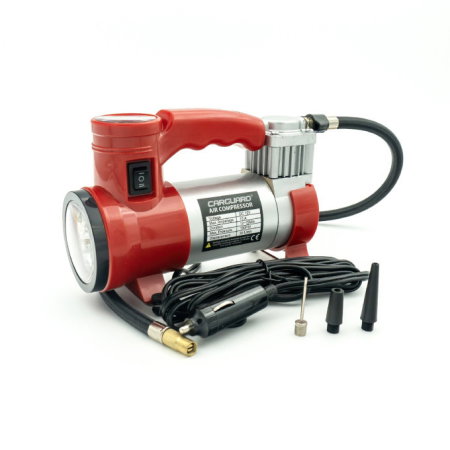 Mini-compresoare (Accesorii) - Compresor auto cu LED frontal Carguard 12V 10 bar