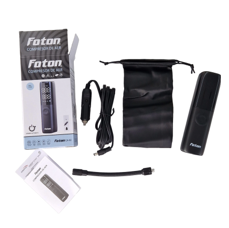 Mini-compresoare (Accesorii) - Compresor auto Foton CA-02 Glossy 12V-24V 10 bar