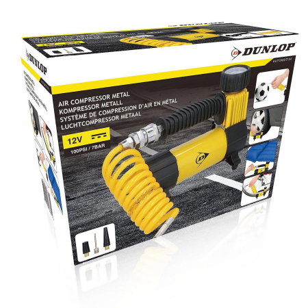 Compresor metalic Dunlop 96W 12V 7 BAR [1]