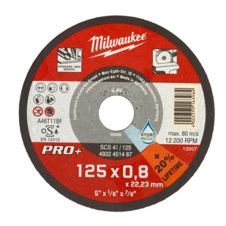 Taiere, gaurire si abrazive (Scule si echipamente service) - Disc abraziv pentru debitat inox, 125x0.8x22.22