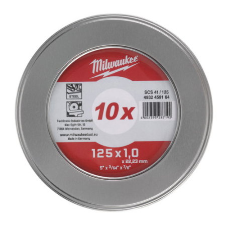 Taiere, gaurire si abrazive (Scule si echipamente service) - Disc abraziv pentru debitat metal, 125x1.0x22.22, 10buc