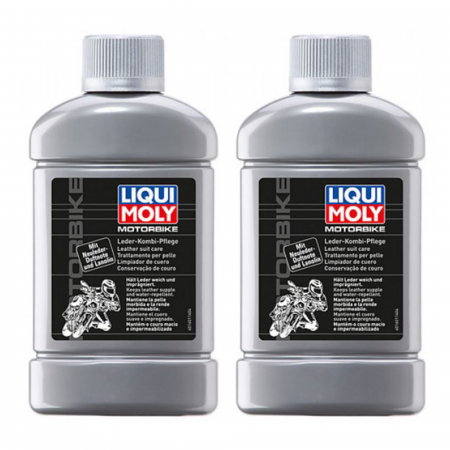 Branduri - Pachet 2 x Emulsie tratament Liqui Moly pentru intretiere tapiterie piele Motorbike 250 ml