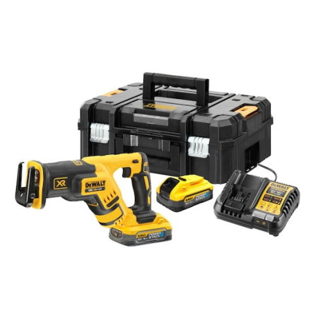 Reparatii si Echipamente Auto - Fierastrau tip sabie, compact, fara perii, XR de 18 V - 2 X POWERSTACK 5 AH