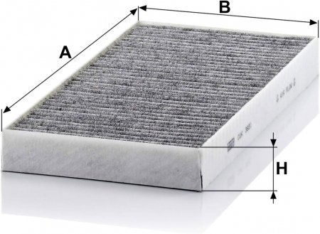 Filtru habitaclu Carbon Activ Mann pentru Mercedes-Benz SLC, SLK [1]