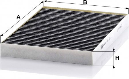 Filtru habitaclu Carbon Activ Mann pentru Chrysler 300C [1]