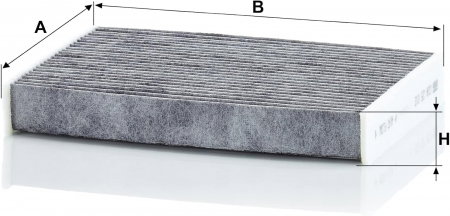 Filtru habitaclu Carbon Activ Mann pentru Dacia Dokker/Lodgy [1]