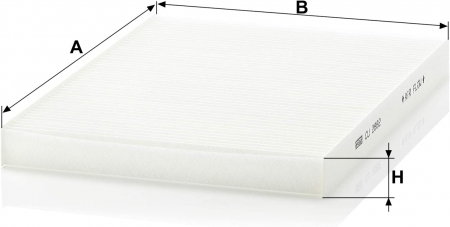 Filtru habitaclu Mann CU 2882 pentru Audi, Seat, Skoda, VW [1]