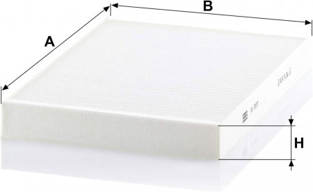 Filtru habitaclu Mann CU 3037 pentru Audi, Seat [1]