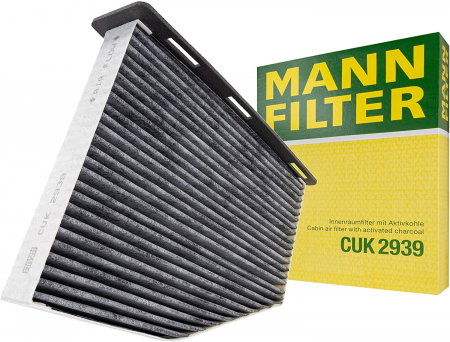 Filtre Auto - Filtru habitaclu Carbon Activ Mann CUK 2939 pentru Audi, Seat, Skoda, VW