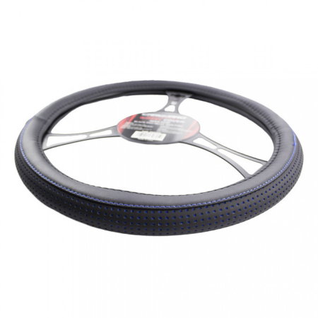 Husa Volan Auto - Albastru/Negru - PRO [3]