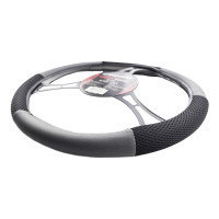 Husa Volan Auto - Gri/Negru [3]