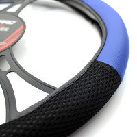 Husa Volan Auto - Negru/Albastru [1]