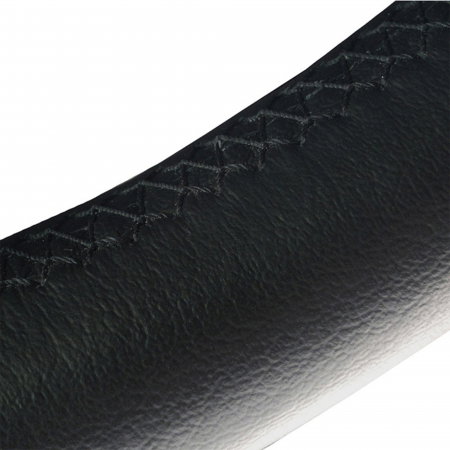 Husa din piele naturala pentru volan, cu snur, 37-38 cm [1]