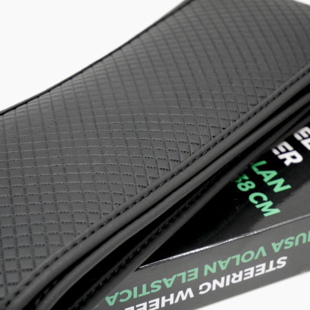 Husa volan elastica cusatura neagra Runkit - 38 cm [1]
