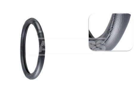 Accesorii Auto - Husa Volan Piele Negru 37-39 CM