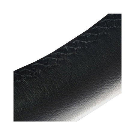 Husă Volan Umbrella cu Snur - Piele Naturală, Negru, 39-40 cm (Cusătură) [1]