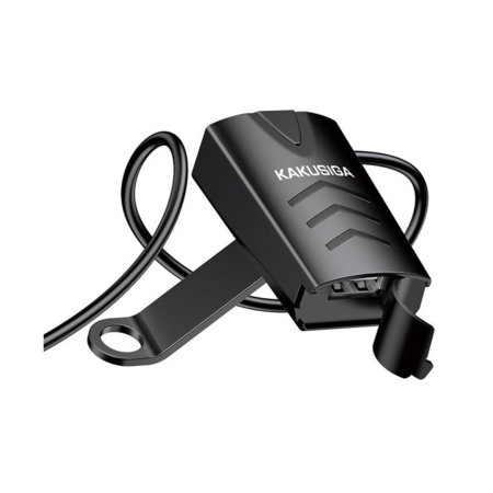 Încărcător Moto USB Kaku KSC-1058, Waterproof, Montaj pe Ghidon, Negru [1]