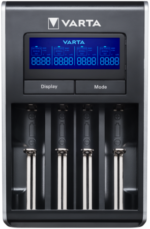 incarcatoare baterii micro (Baterii) - Incarcator cu LCD Varta Dual Tech 57676 Blister 1 buc