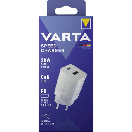 Import - Incarcator Varta Speed Charger Box 38W