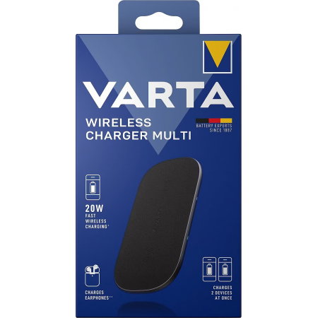 Telefon si USB (Accesorii interior) - Incarcator Varta Wireless Charger Multi 20 W Box