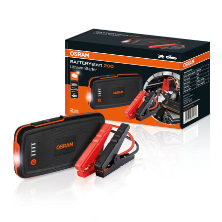 Redresor si roboti pornire (Scule si echipamente service) - Jump starter pentru pornire masina, acumulator extern power bank 6000 mAh Osram Batterystart 200