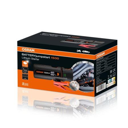 Jump starter pentru pornire masina Osram BATTERYjumpstart 1500A - 12000 mAh [1]
