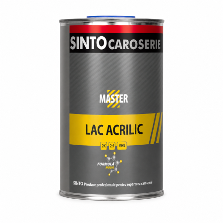 Vopsea Auto - Lac acrilic auto Sinto Master HS transparent 1 litru pentru caroserie