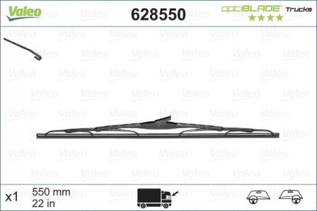 Stergatoare (Accesorii camioane) - Lamela stergator 550 mm
