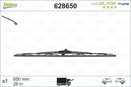 Stergatoare (Accesorii camioane) - Lamela stergator 650 mm